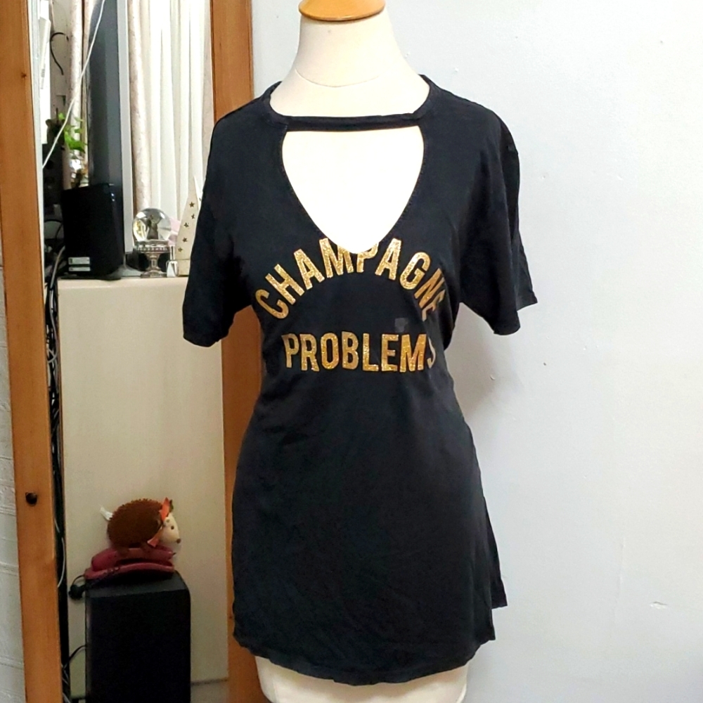 Express Black Tee